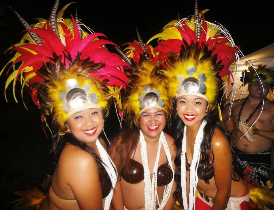 Manea Events Polynesian performers in traditional costume at an outdoor event